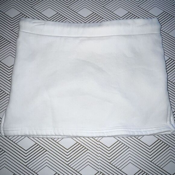 Club Rave Women’s Crop Tank Mini Skirt Set Outfit White Bling Dance Party - Picture 9 of 12